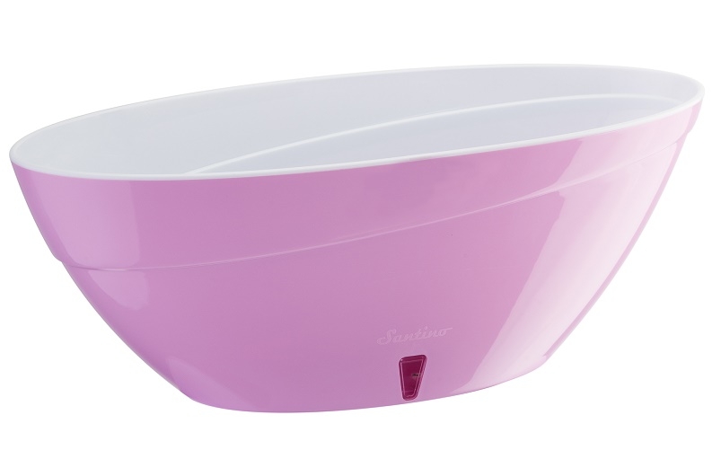 Samozavlažovací truhlík CALIPSO - růžová-bílá