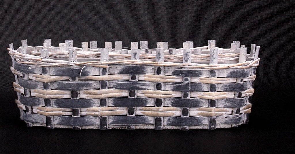 Sada 2ks truhlíků z proutí 