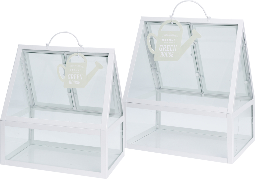 Domek pro rostliny sada 2ks