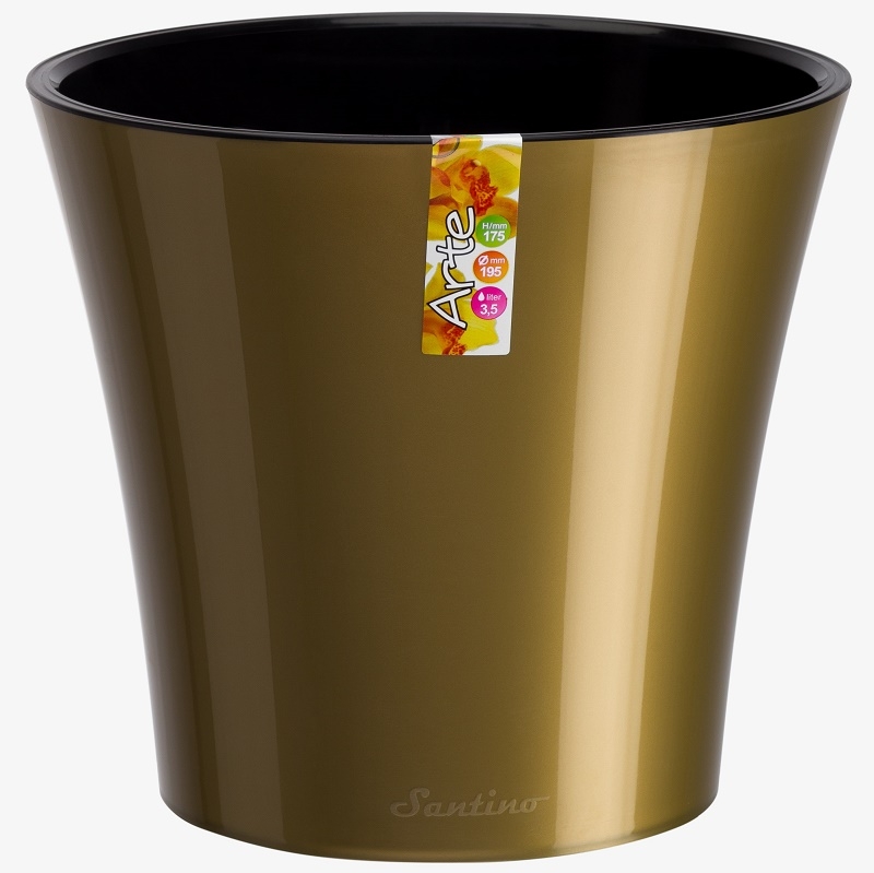 Samozavlažovací obal ARTE - zlatá/černá