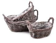 Obal s uchy ovál sv.hnědá/bordo 