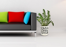 květináč DUET k/krém+v/béž