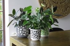 květináč DUET k/krém+v/béž