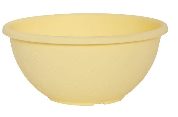 květinová mísa LA MADERA žlutá