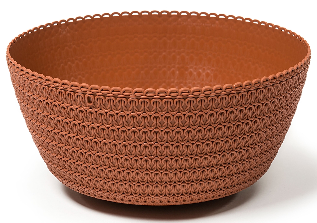 Květinová mísa JERSEY terracota