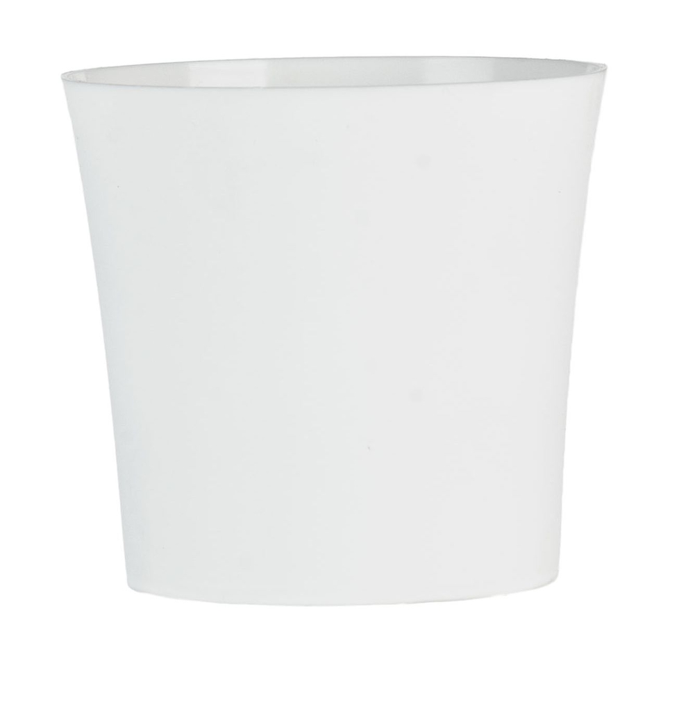 Květinový obal FIOLEK  pr.80 mm bílý