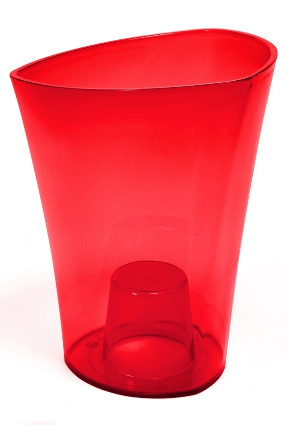 Obal na orchidej VENUS - transparentní červený