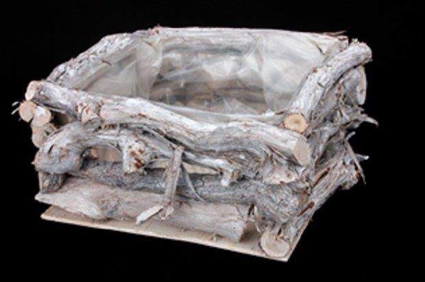 Obal z větví čtverec 20x20cm