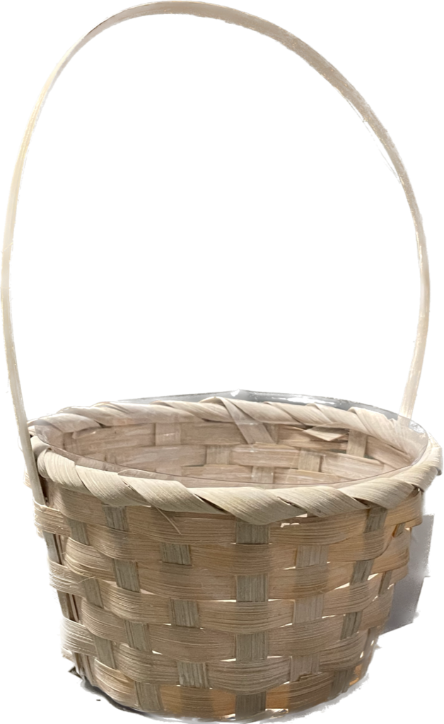 Košík dušičkový v. 248, pr.15cm - bambus