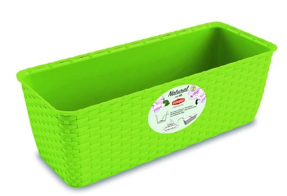 Truhlík RATTANO - světle zelený