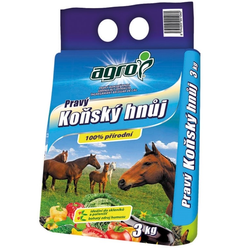 koňský hnůj 3kg