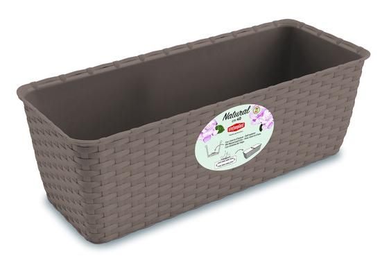 Truhlík RATTANO - světle hnědý