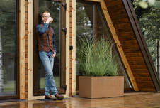 Kwietnik KARO_80x40_eco wood_naturalne drewno