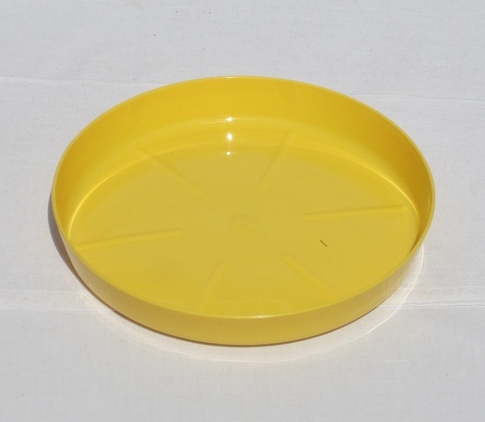 Miska pod květináč MAGNOLIA - žlutá