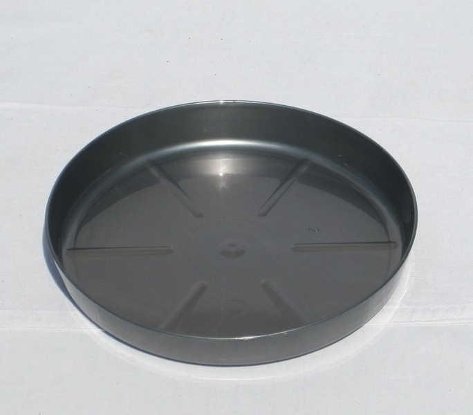 Miska pod květináč MAGNOLIA - antracit