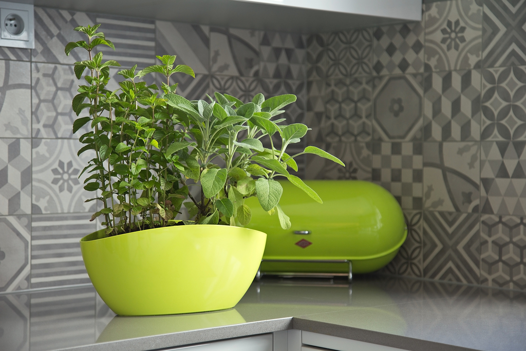 Obal na květináč LUNA - limonka