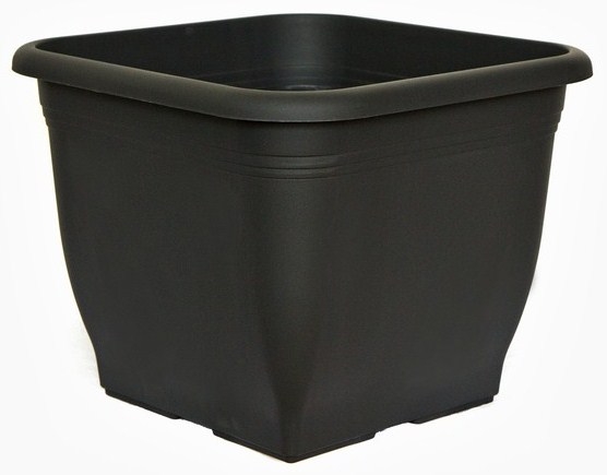 Květináč hranatý DORA antracit
