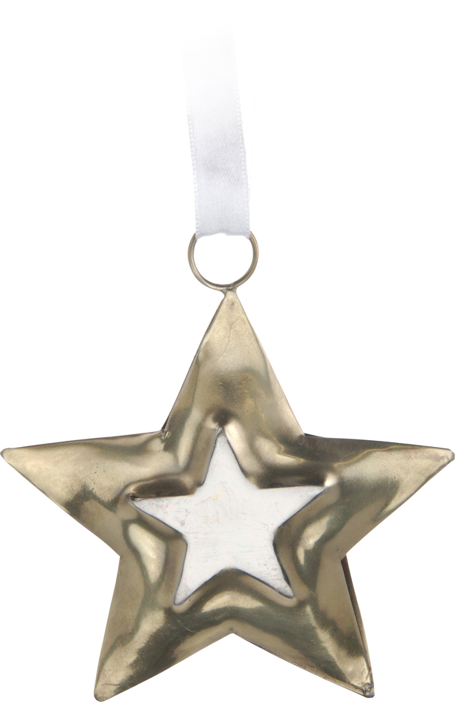 Závěsná dekorativní hvězda 10cm