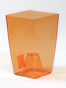 Obal FINEZIA - transparentní oranžová