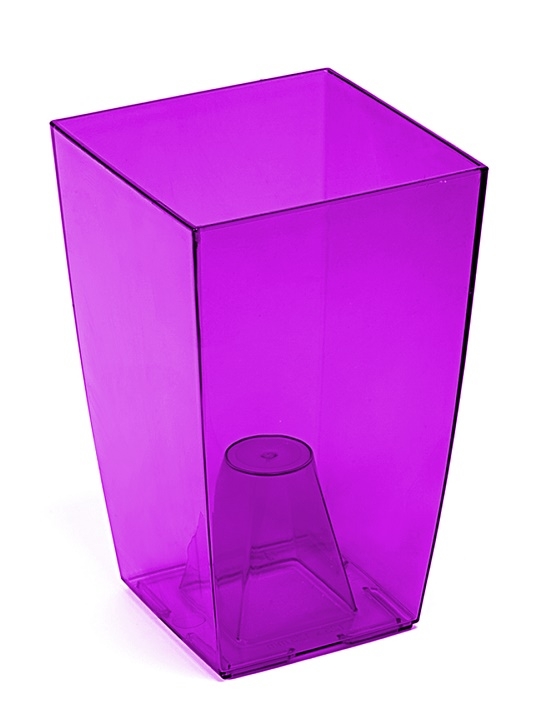 Obal FINEZIA - transparentní fialová