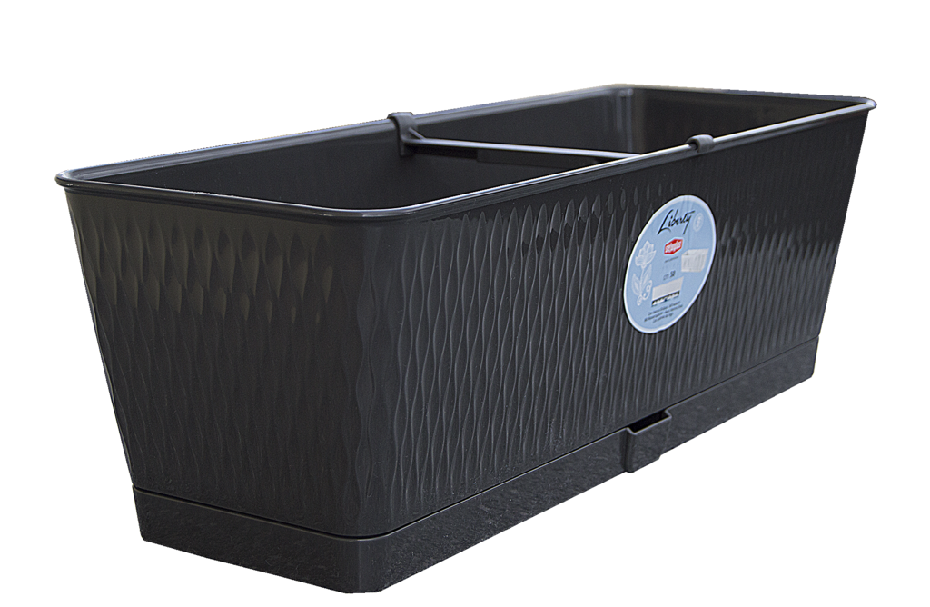 Samozavlažovací truhlík LIBERTY - antracit