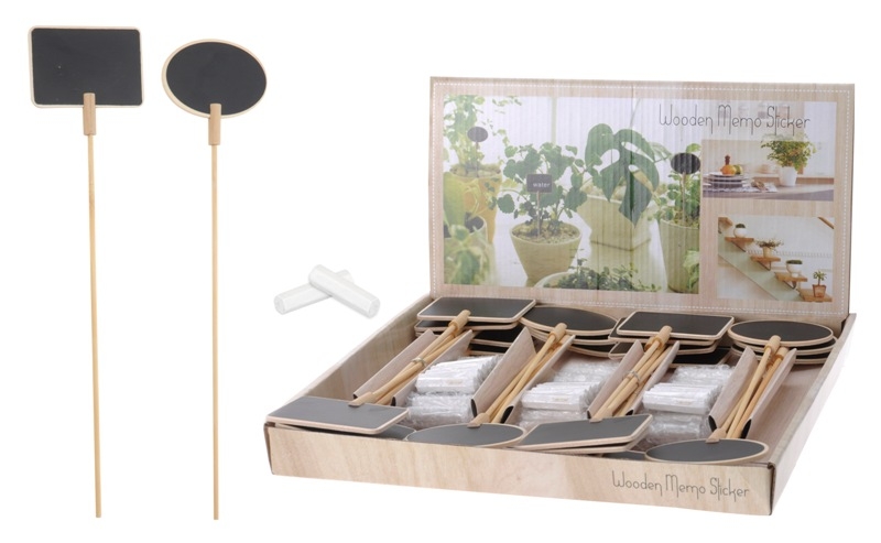 Cedulka na bylinky s křídou ovál/obdelník