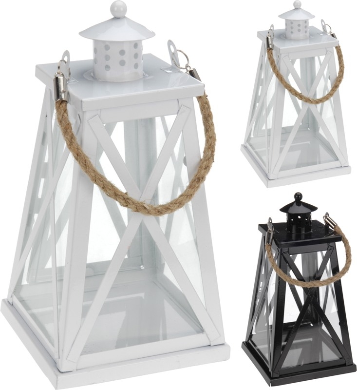 Lucerna s jutovým provázkem